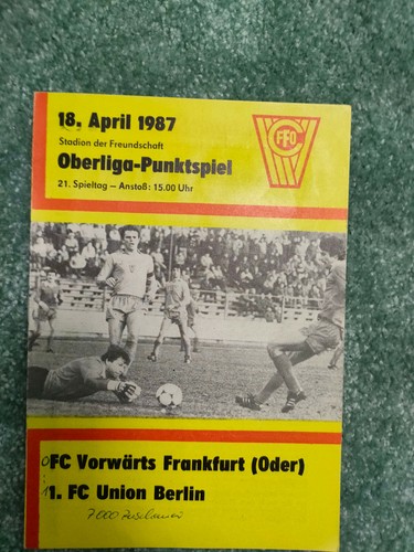 Programmheft vorwärts - fc,