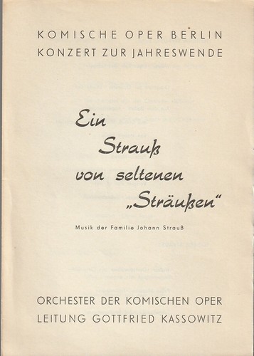 Programmheft konzert zur - konzert,