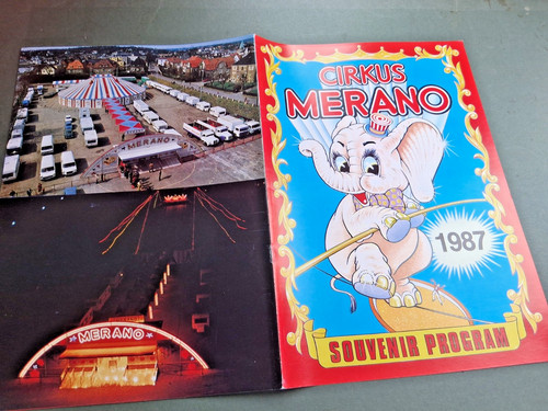 1987 programm cirkus - programm,