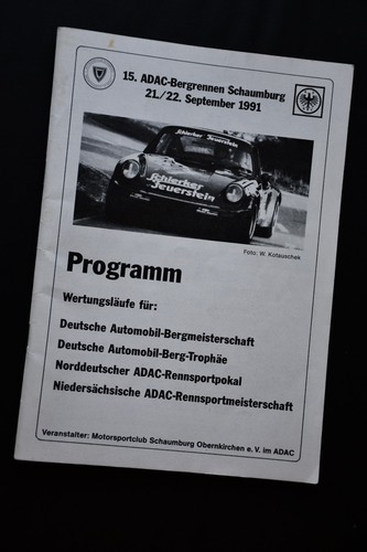 Programmheft bergrennen - programmheft,
