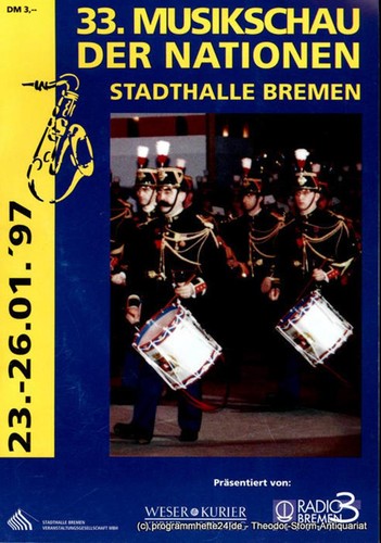 Programmheft musikschau - 33.,
