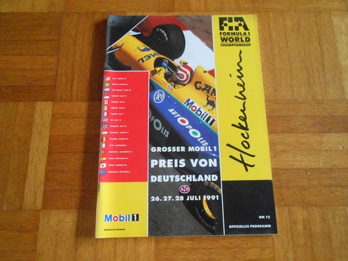 Motorsport programmheft formel - motorsport,