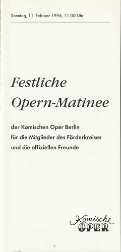 Programmheft festliche - programmheft,