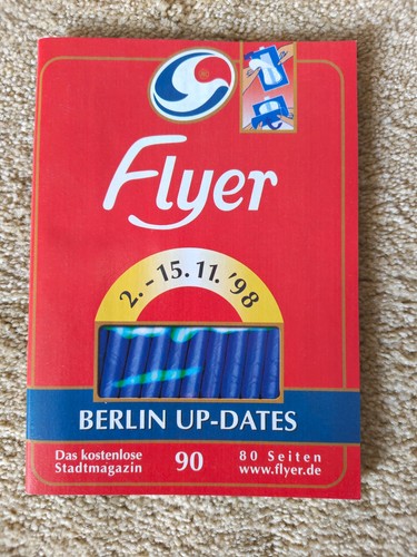 Flyer berlin programmheft - flyer, berlin,