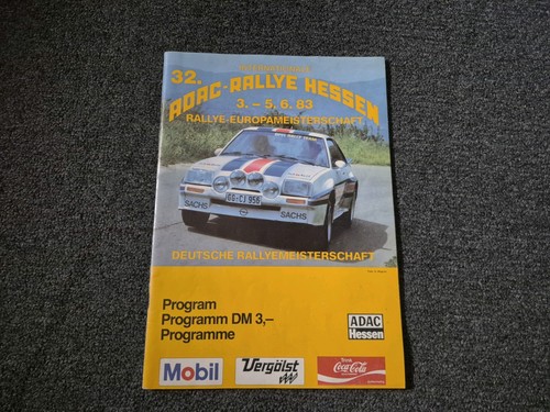 Adac rallye hessen 1983 - hessen,