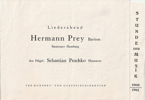 Programmheft liederabend - programmheft,