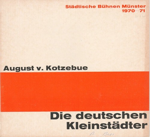 Programmheft august von - programmheft,