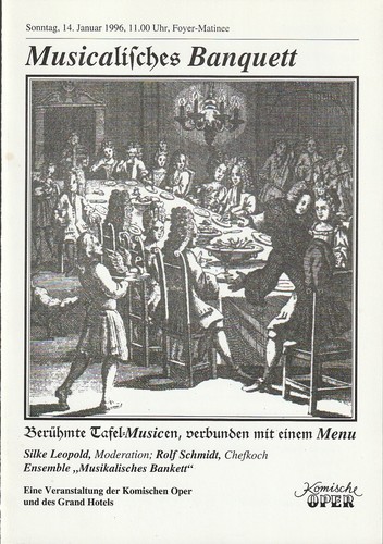 Programmheft musikalisches - programmheft,