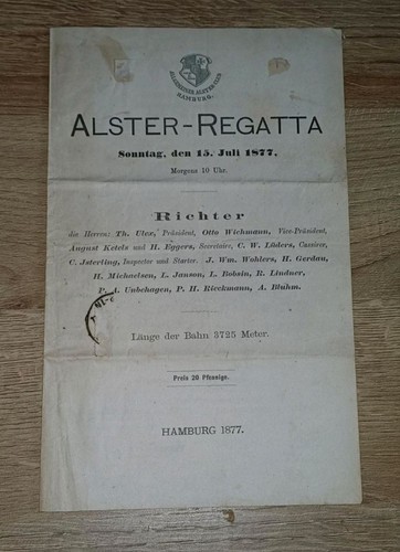 Alster regatta hamburg 1877 - alster-regatta,