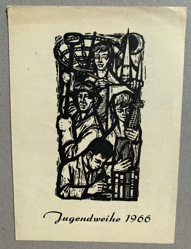 Programmheft jugendweihe 1966 - jugendweihe,