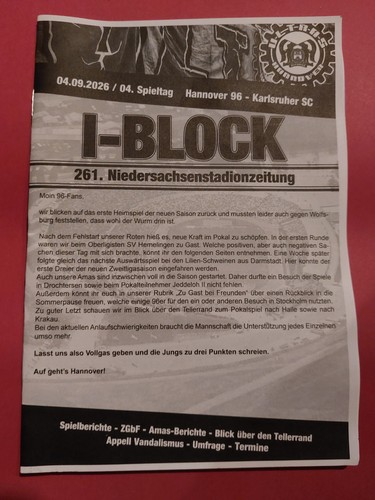 Fan programm stadionheft - programm, 2.bl