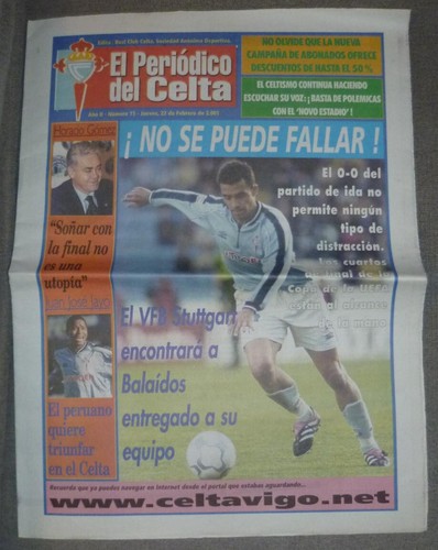 Programmheft celta vigo vfb - programmheft,