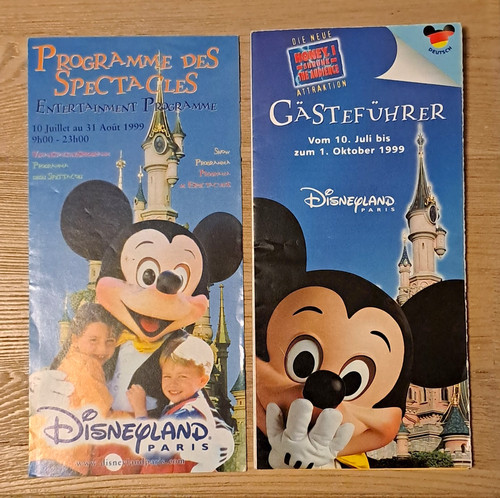 Disneyland paris programmheft - disneyland,