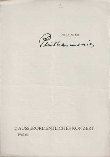 Programmheft dresdner - programmheft,
