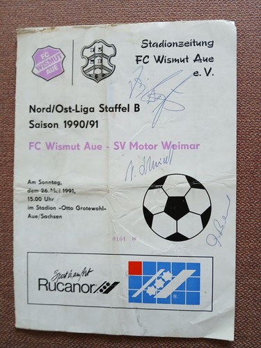 Programmheft wismut aue sv - programmheft,