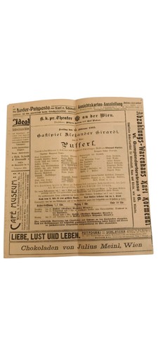 Pufferl 1905 erstaufführung - pufferl,