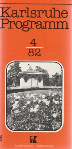 Karlsruhe programm 82 - karlsruhe,