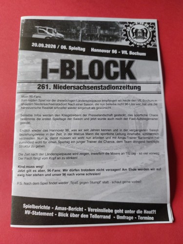 Fan programm stadionheft bl - programm,