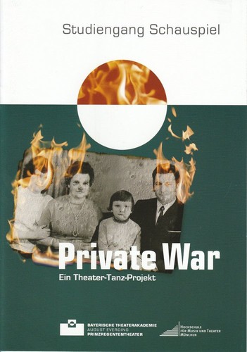 Programmheft private war - programmheft,
