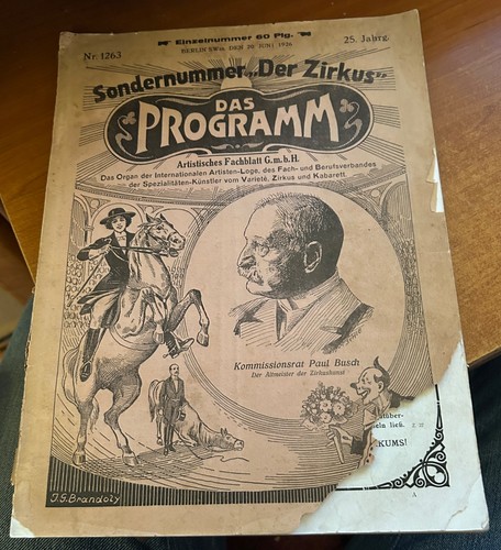 Das programm sondernummer - programm,