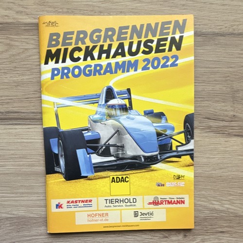 Programmheft bergrennen - programmheft:,
