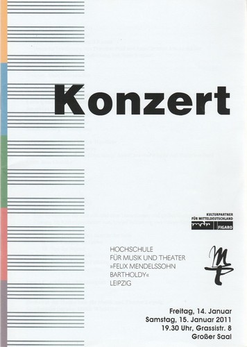 Programmheft konzert - programmheft,