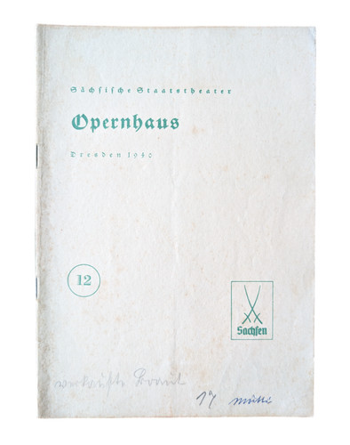 Programmheft staatsoper - programmheft,
