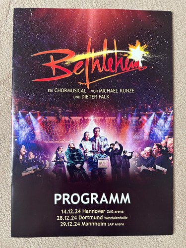 Programmheft bethlehem - programmheft, "bethlehem"