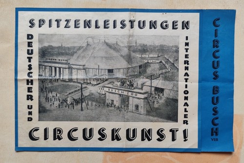 Circus busch programmheft aus - circus,