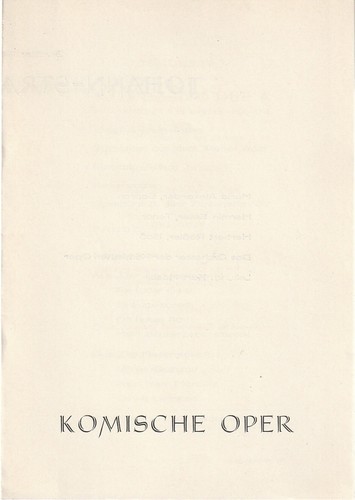 Programmheft johann strauss - programmheft,