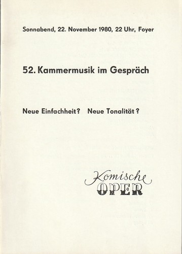 Programmheft kammermusik - programmheft, 52.