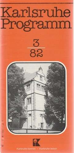 Karlsruhe programm 82 - programm, /
