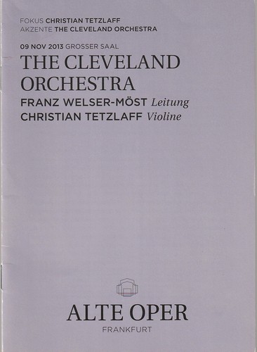 Programmheft the cleveland - programmheft,