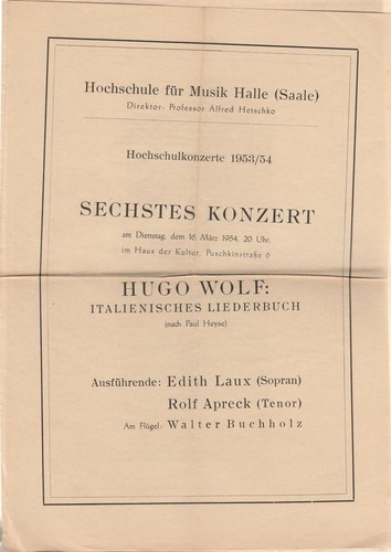 Programmheft sechstes konzert - sechstes,