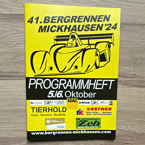 Programmheft bergrennen - 41.,