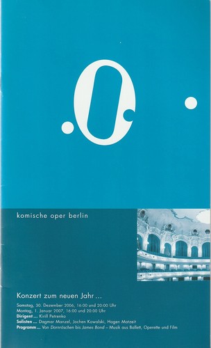 Programmheft konzert zum neuen - zum,