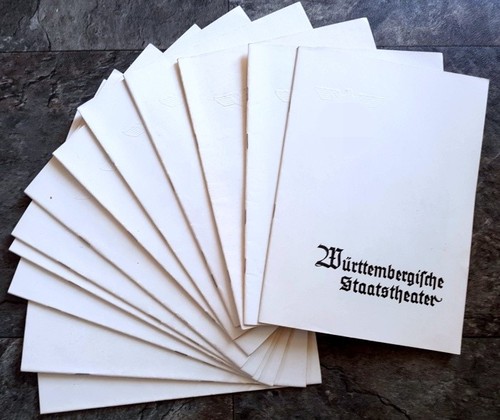 12x alte programmhefte - 12x,