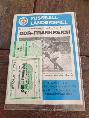 Ddr fussball programmheft - fussball,