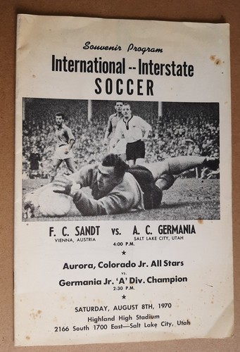 Fußball programmheft 1970 - programmheft,